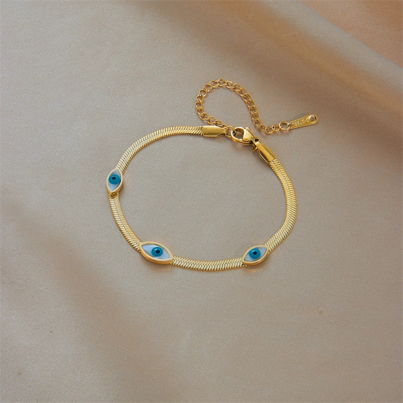 Elegant Bracelet Against the Evil Eye for Women