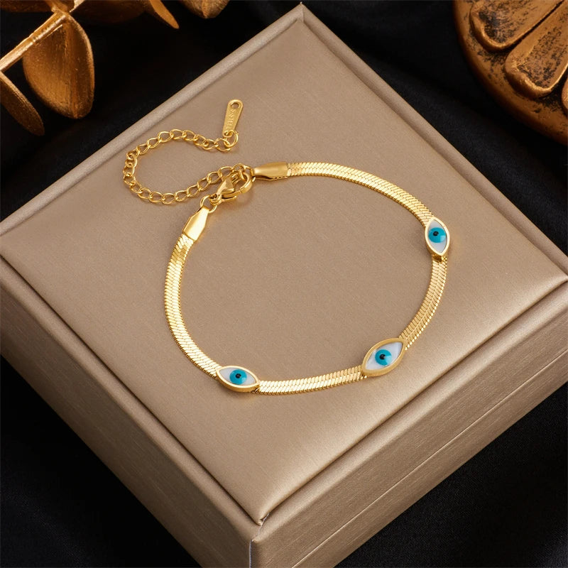 Elegant Bracelet Against the Evil Eye for Women
