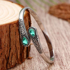 Elegant Ethnic Style Green Bracelet