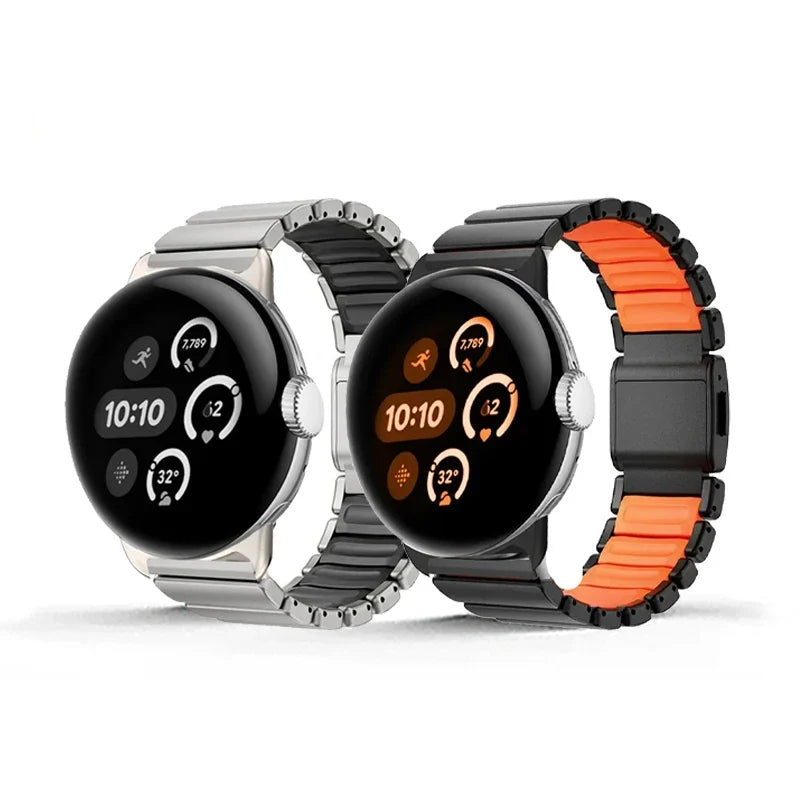 Bracelet en acier inoxydable pour Google Pixel Watch 45mm