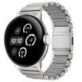 Bracelet en acier inoxydable pour Google Pixel Watch 3, 4, 45mm argent