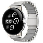 Bracelet en acier inoxydable pour Google Pixel Watch 3, 4, 45mm argent