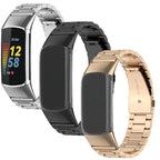 Bracelet en acier pour montre Fitbit Charge 5, Charge 6