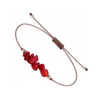Coral Rope Bracelet