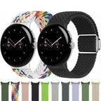 Nylon Cord Bracelet Smartwatch Google Pixel Watch 1, 2 & 3 41mm 