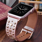 Leather Rivet Bracelet for Apple Watch
