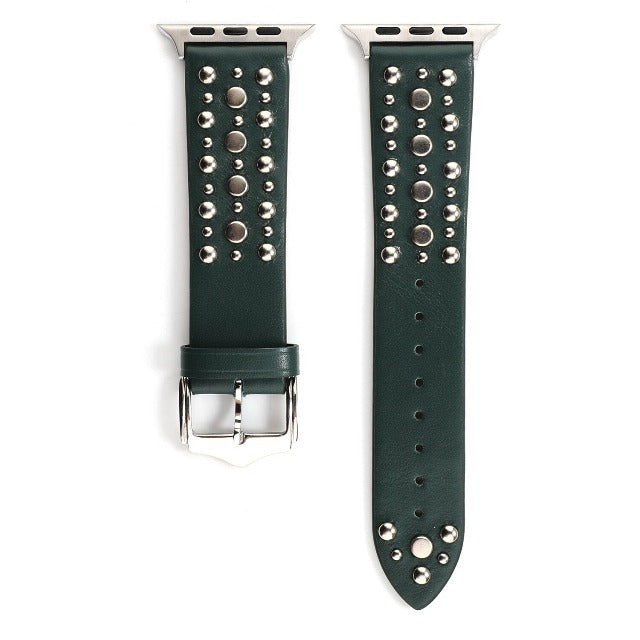 Rivet Leather Bracelet for Apple Watch