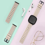 Leather Strap Watch Fitbit Versa 3 Versa 4 Sense 2