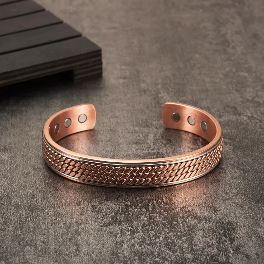 Twisted Copper Bracelet 