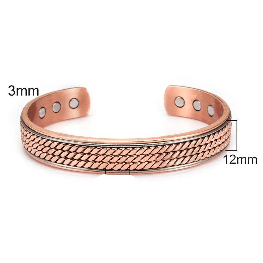 Twisted Copper Bracelet 