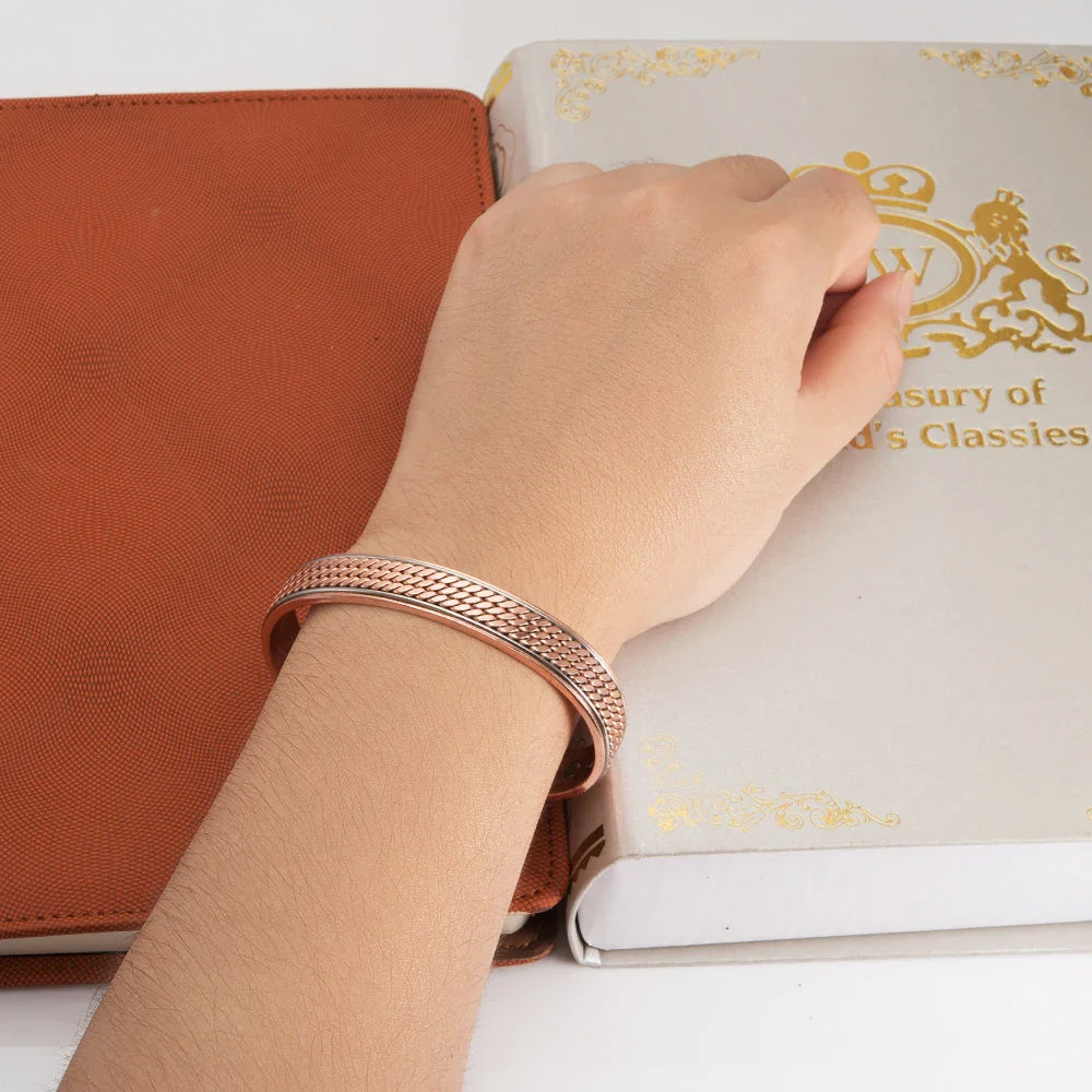 Twisted Copper Bracelet 
