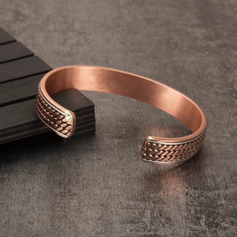 Twisted Copper Bracelet 