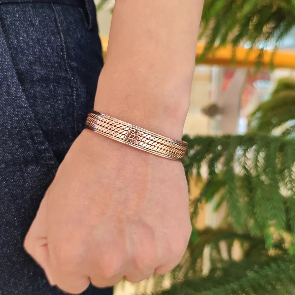 Twisted Copper Bracelet 