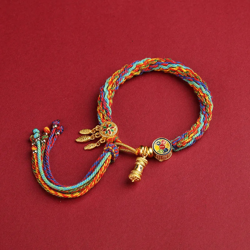 Charm Tibetan Buddhist Lace ID Bracelet