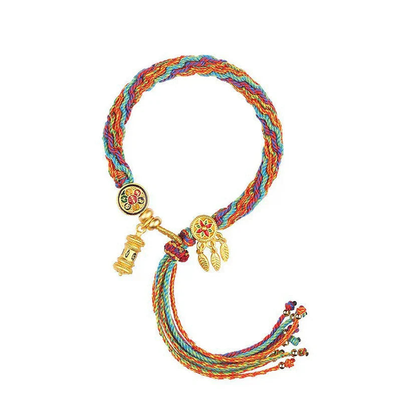 Charm Tibetan Buddhist Lace ID Bracelet