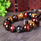 Tiger Eye, Bull Eye & Hawk Eye Bracelet 