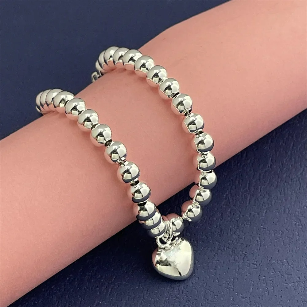 Beaded Bracelet with Heart