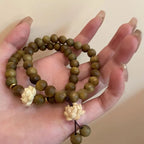 Natural Wood Bead Bracelet 