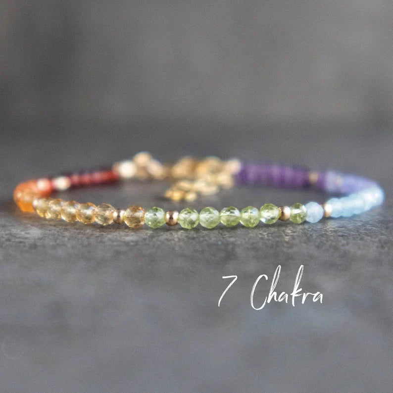 Natural Stone Bracelet 7 Chakras