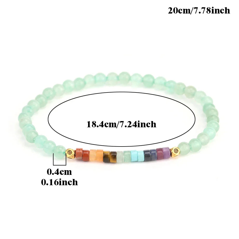 Natural Stone Bracelet 7 Chakras