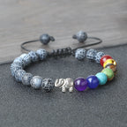Natural Stone Bracelet and Elephant 7 Chakras 11