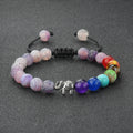 Natural Stone Bracelet and Elephant 7 Chakras 12