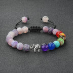 Natural Stone Bracelet and Elephant 7 Chakras 12