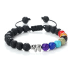 Natural Stone Bracelet and Elephant 7 Chakras 3