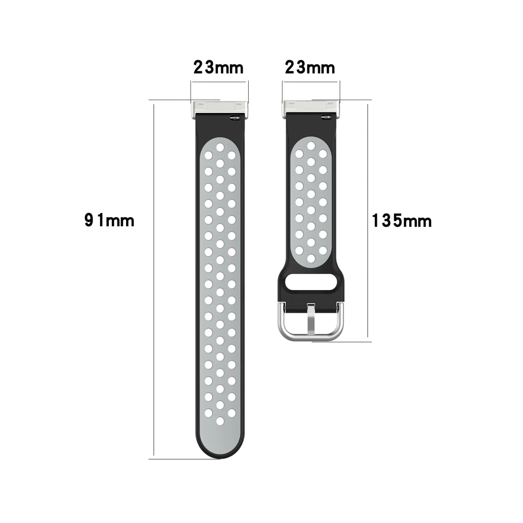 Bracelet en silicone pour montre Fitbit Versa 3, Versa 4, Sense 1 et Sense 2 