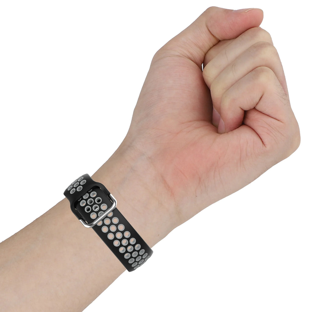 Bracelet en silicone pour montre Fitbit Versa 3, Versa 4, Sense 1 et Sense 2 
