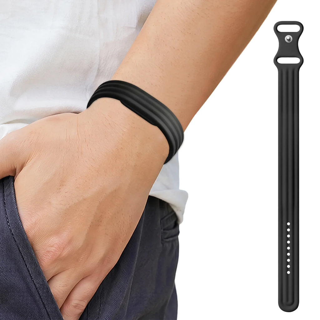 Bracelet en silicone pour montre Google Fitbit Air noir