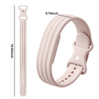 Bracelet en silicone pour montre Google Fitbit Air rose