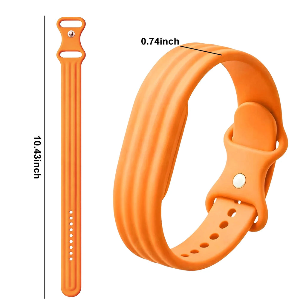 Bracelet en silicone pour montre Google Fitbit Air orange