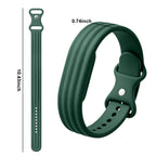 Bracelet en silicone pour montre Google Fitbit Air vert