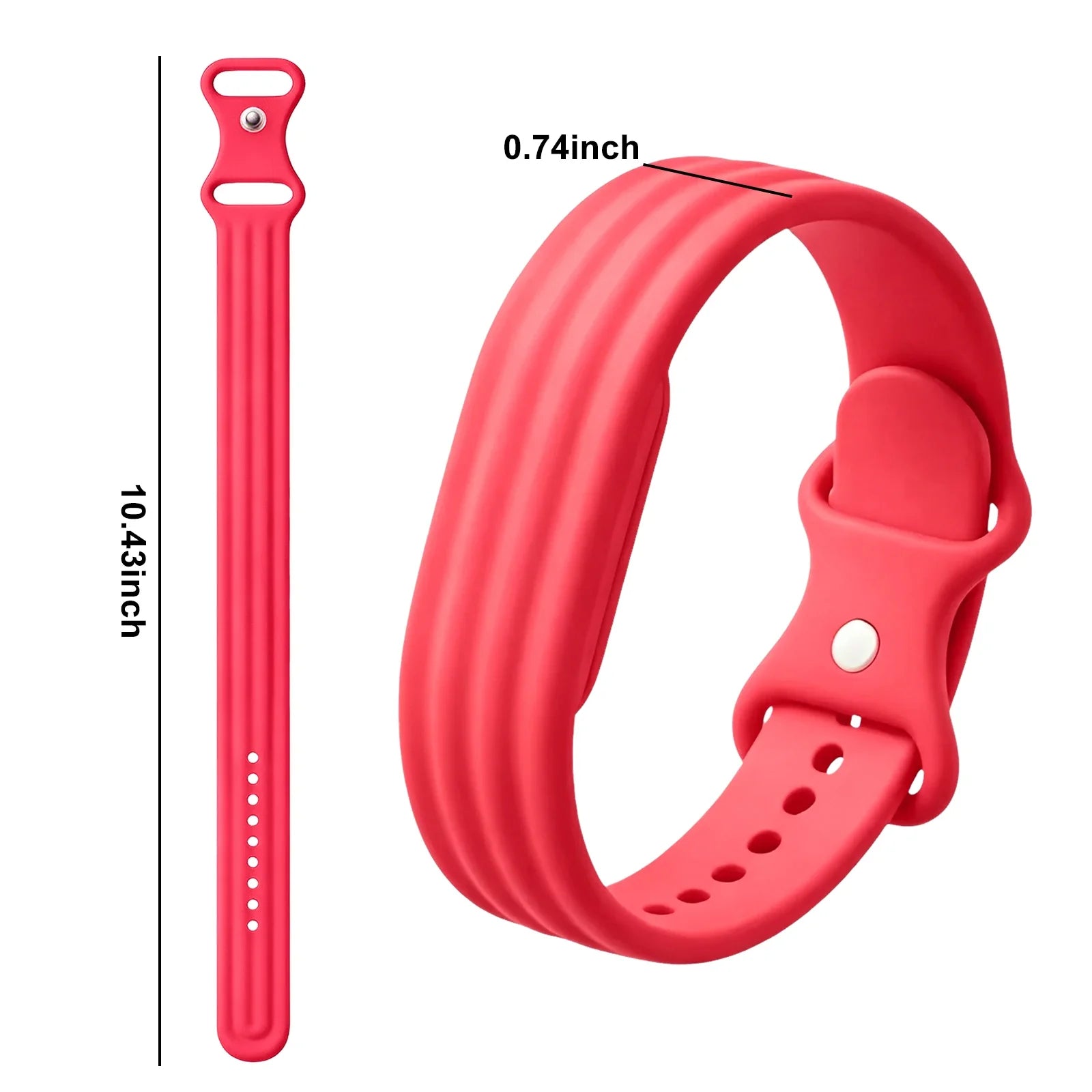 Bracelet en silicone pour montre Google Fitbit Air fuschia
