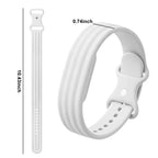 Bracelet en silicone pour montre Google Fitbit Air blanc