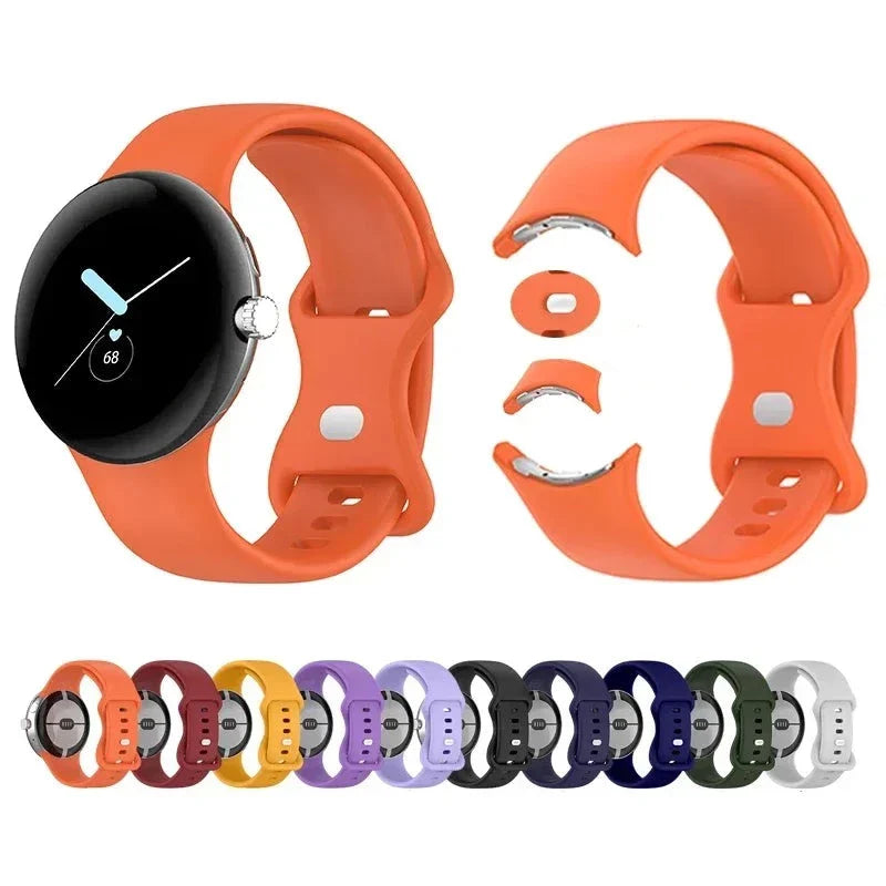 Silicone Strap Smartwatch Google Pixel Watch 1 & 2