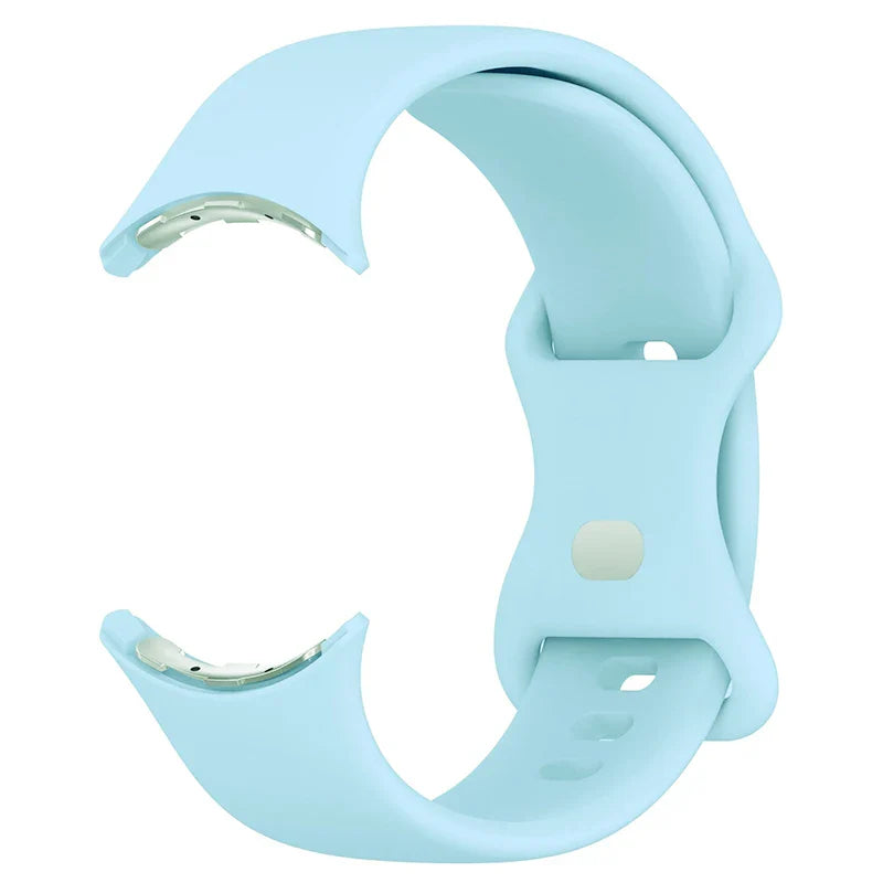 Silicone Strap Smartwatch Google Pixel Watch 1 & 2 sky blue