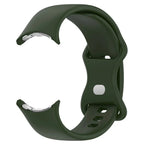 Silicone Strap Smartwatch Google Pixel Watch 1 & 2 army green