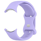 Silicone Strap Smartwatch Google Pixel Watch 1 & 2 purple