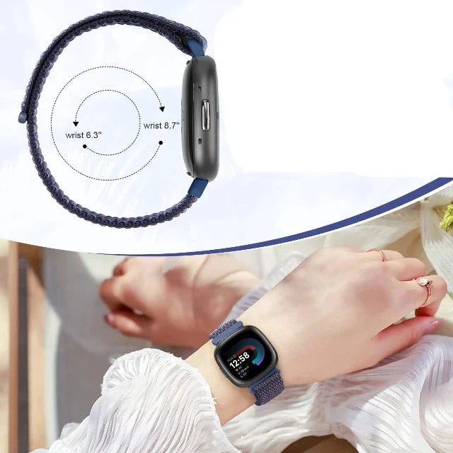 Fabric Strap Watch Fitbit Versa 3 Versa 4 Sense 2