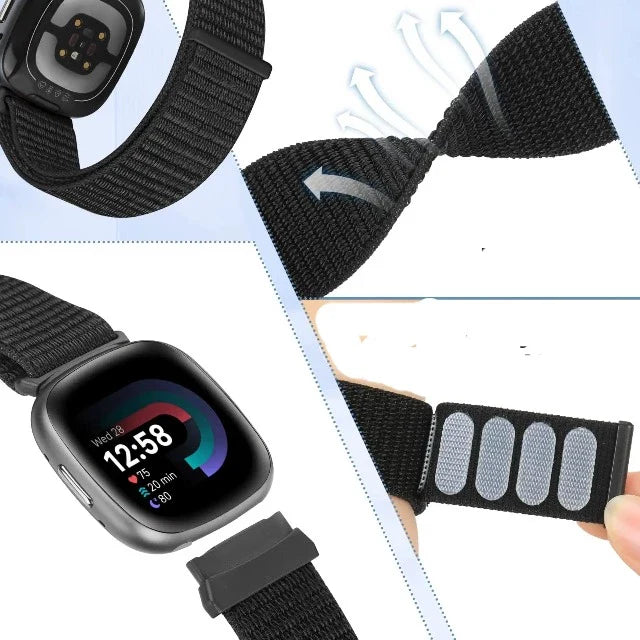 Fabric Strap Watch Fitbit Versa 3 Versa 4 Sense 2