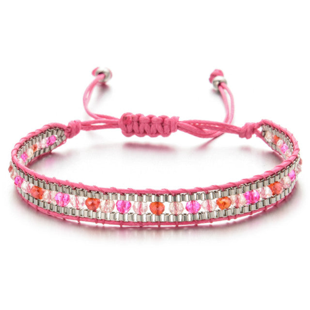 Pink Chic Ethnic Bracelet