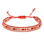 Red Chic Ethnic Bracelet