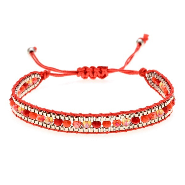 Red Chic Ethnic Bracelet