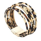 Ethnic Multi-Strand Leopard Bracelet 2