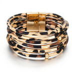 Ethnic Multi-Strand Leopard Bracelet 2