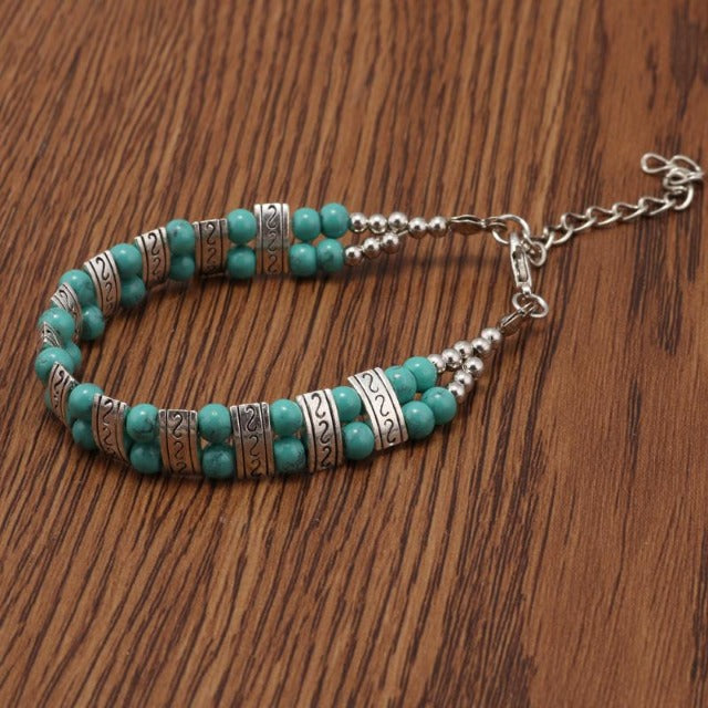 Ethnic Turquoise Bracelet