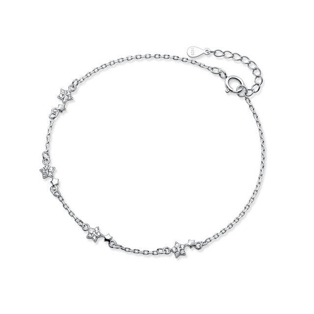 Silver Star Bracelet