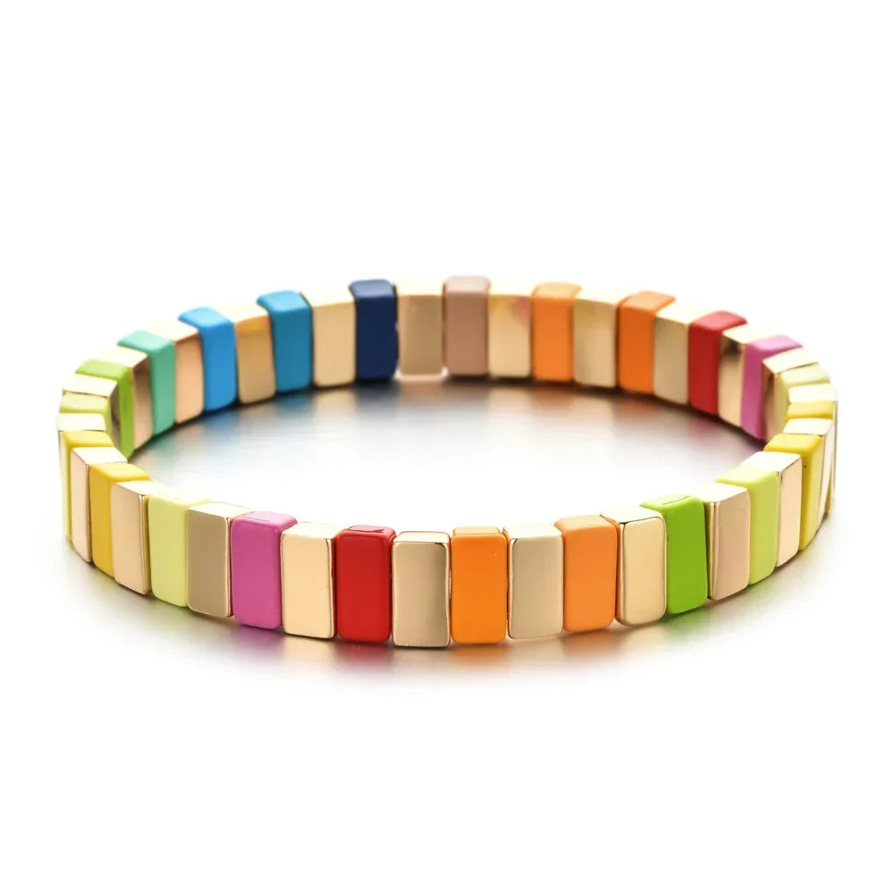 Bracelet femme arc-en-ciel